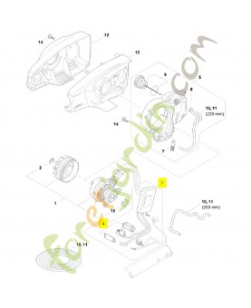 Module électronique LA03-430-1401. Pièce détachée Stihl / Vicking
