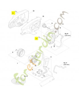 Vis parker p4x16 9104-003-8733. Pièce de rechange Sithl / Vicking
