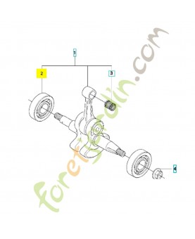 Roulement à billes référence 544068601