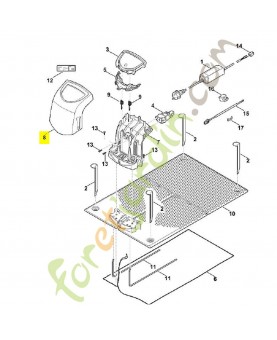 Recouvrement 6309-701-3610. Pièce de rechange Sithl / Vicking