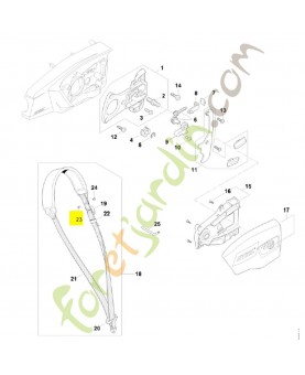 Rivet 9408-021-4530. Pièce de rechange Sithl / Vicking
