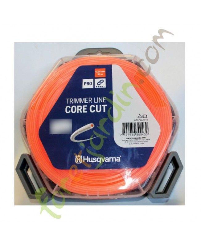 Fil de coupe 2.4 mm x 90 mètres Husqvarna Fil de coupe 2.4 mm x 90 mètres Husqvarna
