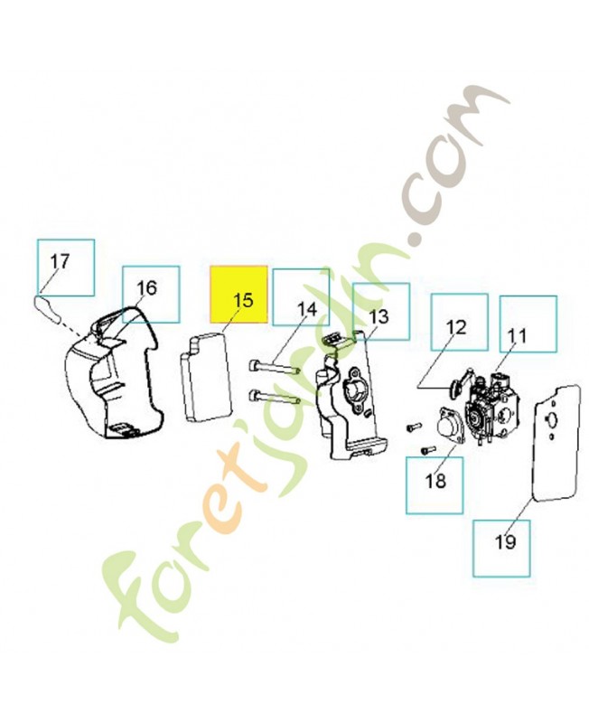 Filtre à air mousse référence 545146501