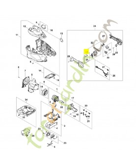 Jeu de pièces de fixation FA01-007-1320. Pièce détachée Stihl / Vicking