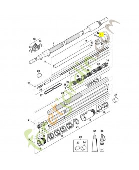 Rondelle m4 9294-021-0140. Pièce de rechange Sithl / Vicking