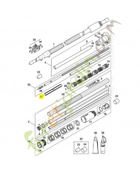 Fourreau 4182-711-7327. Pièce détachée Stihl / Vicking