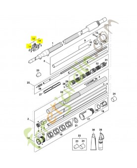 Agrafe 0000-790-8600. Pièce de rechange Sithl / Vicking