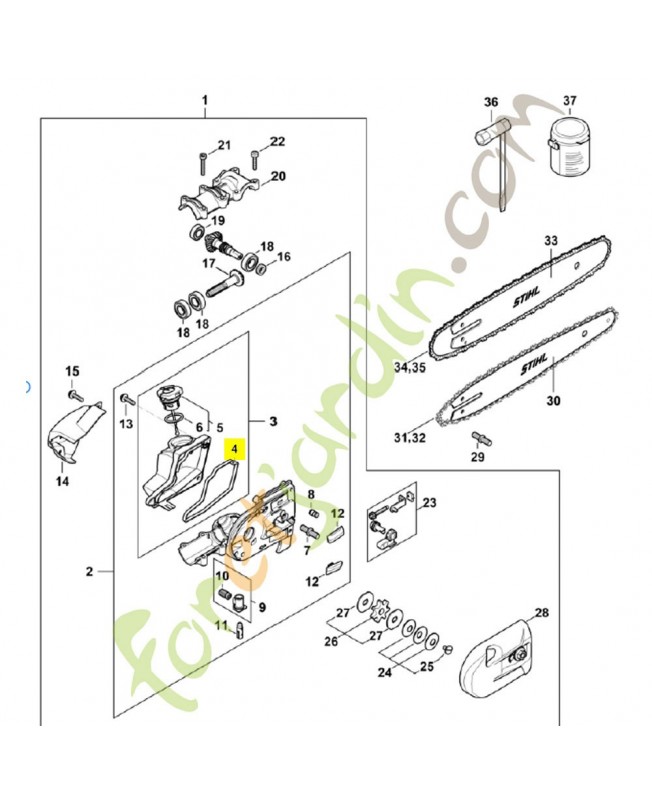 Joint 4182-351-1000. Pièce détachée Stihl / Vicking Joint 4182-351-1000. Pièce détachée Stihl / Vicking