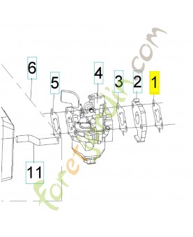 Joint 590838601. Pièce détachée Husqvarna