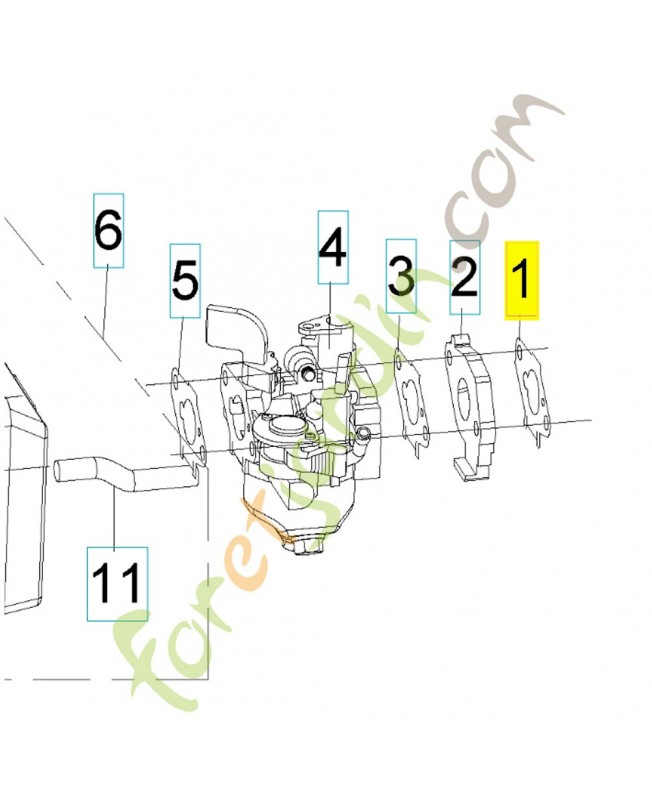 Joint 590838601. Pièce détachée Husqvarna