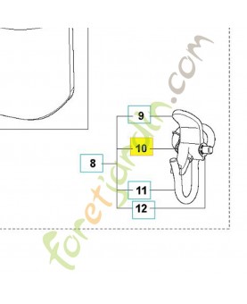 Ressort 586341001. Pièce de rechange Husqvarna