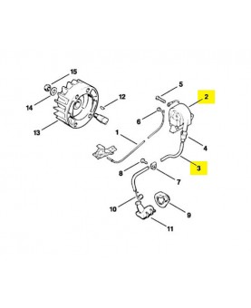 Module d'allumage 0000-400-1306. Pièce détachée Stihl / Vicking