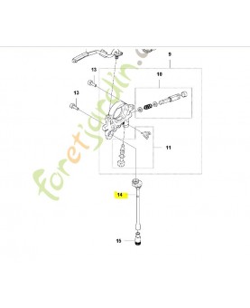 Tuyau d huile 594093201 et 588404702. Pièce détachée Husqvarna