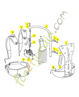 Système de portage à dos RTS 0000-790-4400