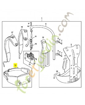 Ceinture 4182-710-9100. Pièce de rechange Sithl / Vicking