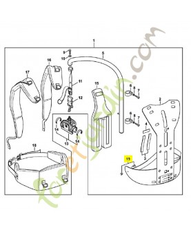 Rivet 9407-021-4700. Pièce de rechange Sithl / Vicking