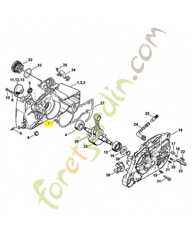 Douille 0000-988-8600. Pièce de rechange Sithl