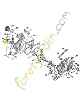 Rivet tubulaire 9416-868-5630. Pièce de rechange Sithl / Vicking
