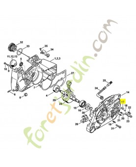 Soupape 1128-640-9100. Pièce détachée Stihl / Vicking