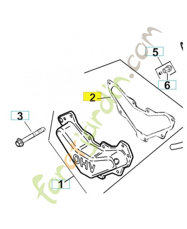 Joint 531029554. Pièce de rechange Husqvarna