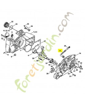 Tuyau d'huile 1122-647-9400. Pièce détachée Stihl / Vicking