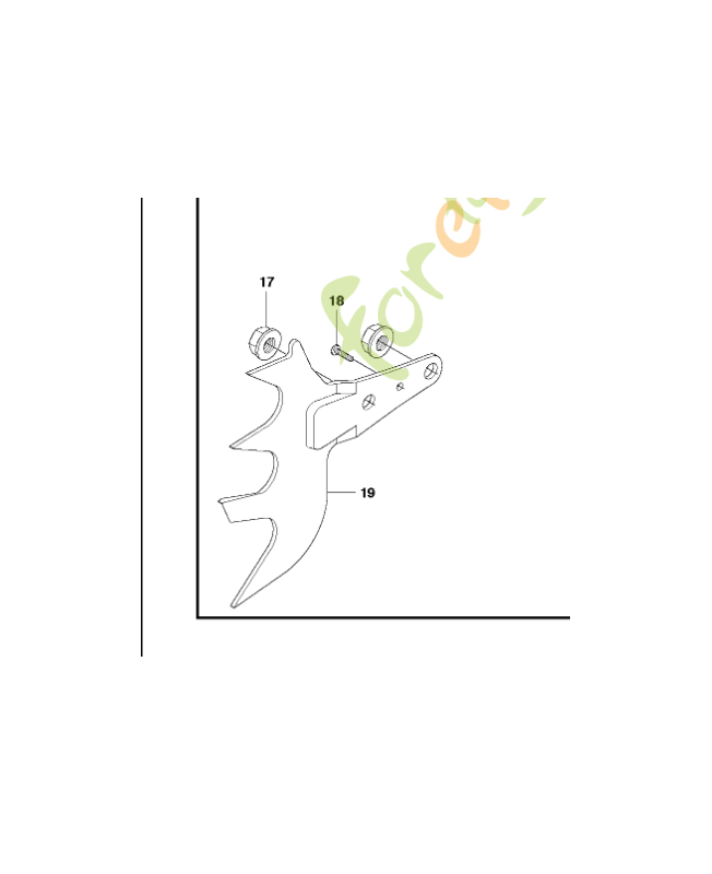 Detente 503922701. Pièce de rechange Husqvarna