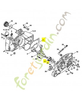 Jeu de joints moteur 1128-007-1600. Pièce de rechange Sithl / Vicking