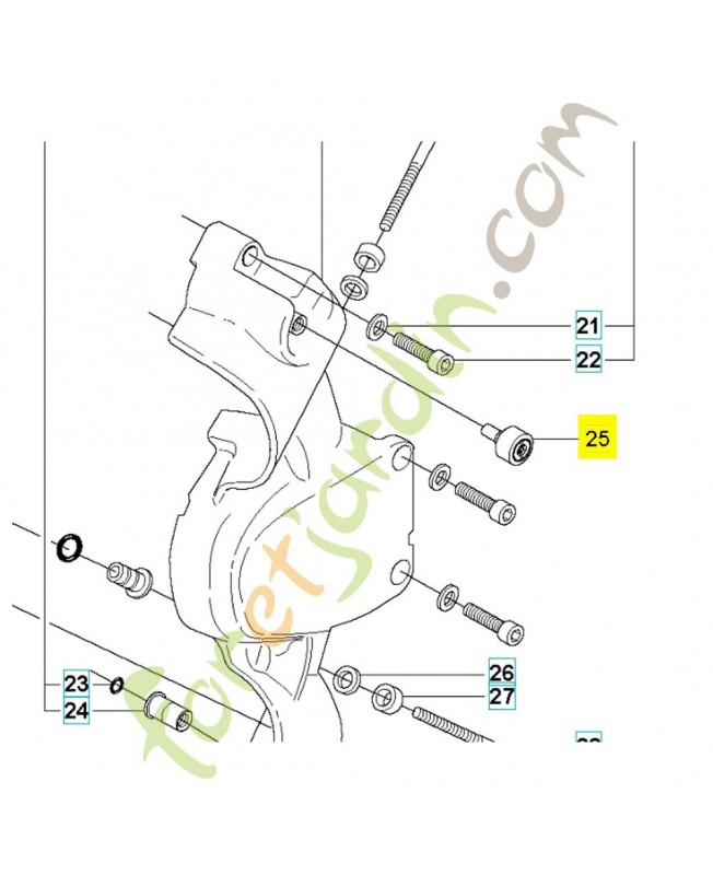 Roue d'ajustement 505574901 et 506301402. Pièce détachée Husqvarna Roue d'ajustement 505574901 et 506301402. Pièce détachée Husqvarna