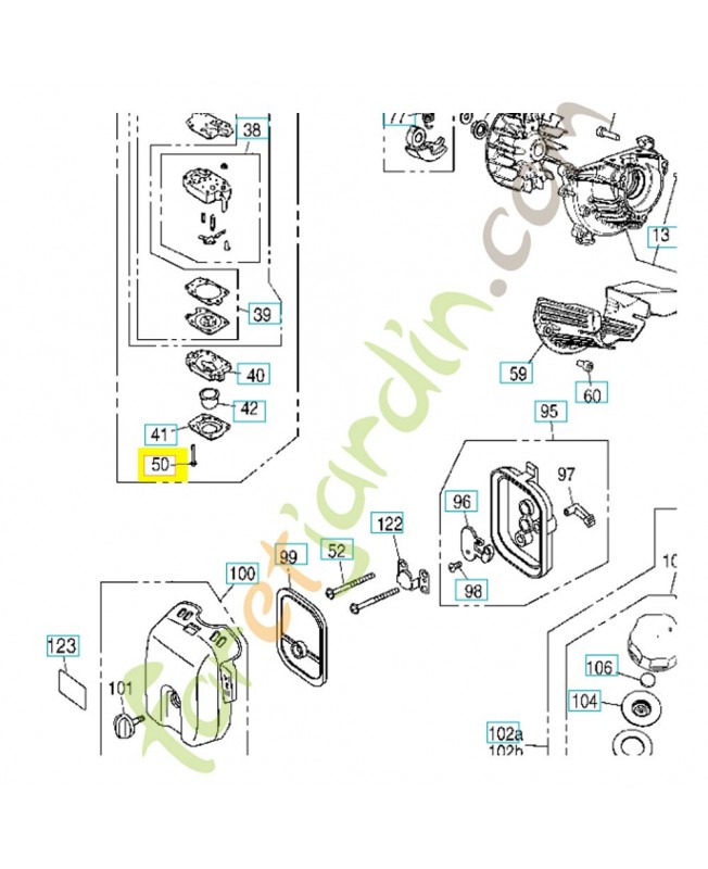 vis 506741101- Pièce détachée Husqvarna vis 506741101- Pièce détachée Husqvarna