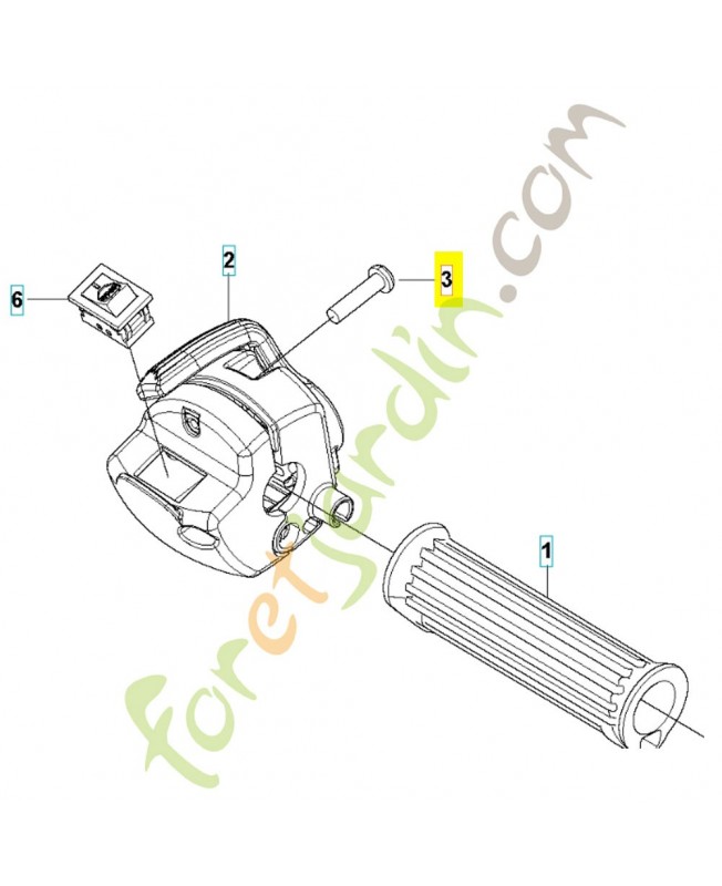 vis 510480801 - Pièce détachée Husqvarna vis 510480801 - Pièce détachée Husqvarna