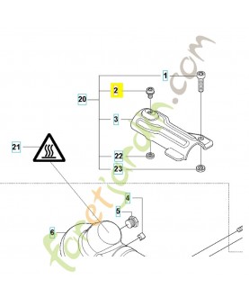 vis 525755111- Pièce détachée Husqvarna