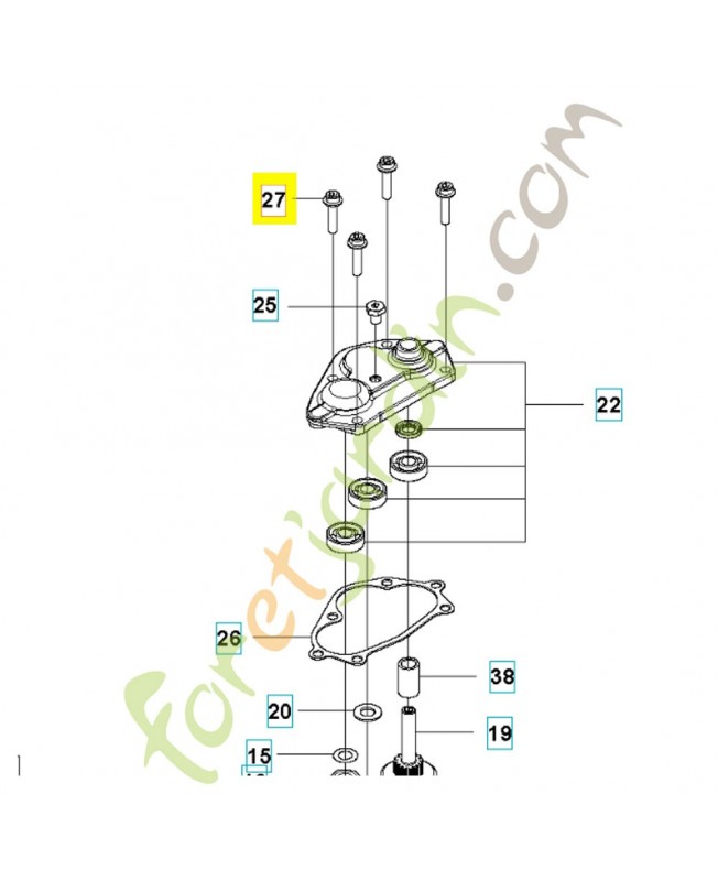 vis 576191601 - Pièce détachée Husqvarna vis 576191601 - Pièce détachée Husqvarna
