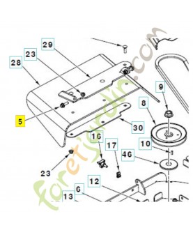vis 525834202- Pièce détachée Husqvarna