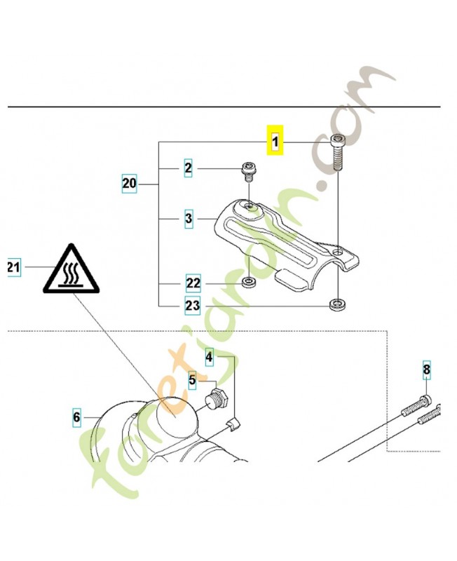 vis 544218422 Pièce détachée Husqvarna
