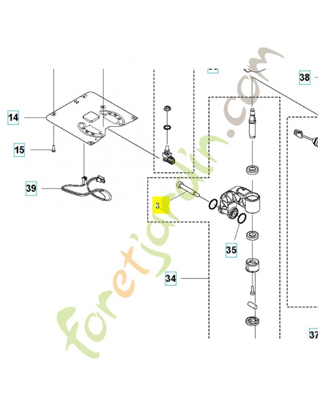 Vis 592629001- Pièce détachée Husqvarna Vis 592629001- Pièce détachée Husqvarna