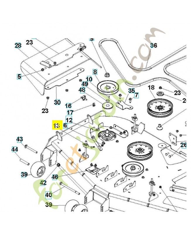 vis 582476402. Pièce détachée Husqvarna vis 582476402. Pièce détachée Husqvarna