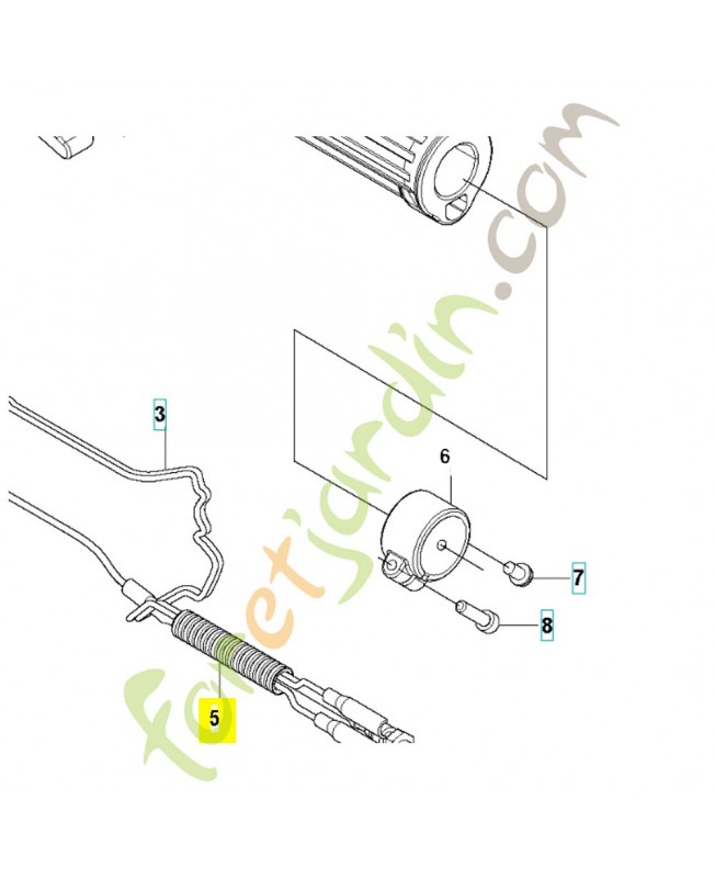Tube 588233301. Pièce détachée Husqvarna Tube 588233301. Pièce détachée Husqvarna