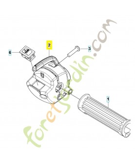 levier 588232901 - Pièce détachée Husqvarna