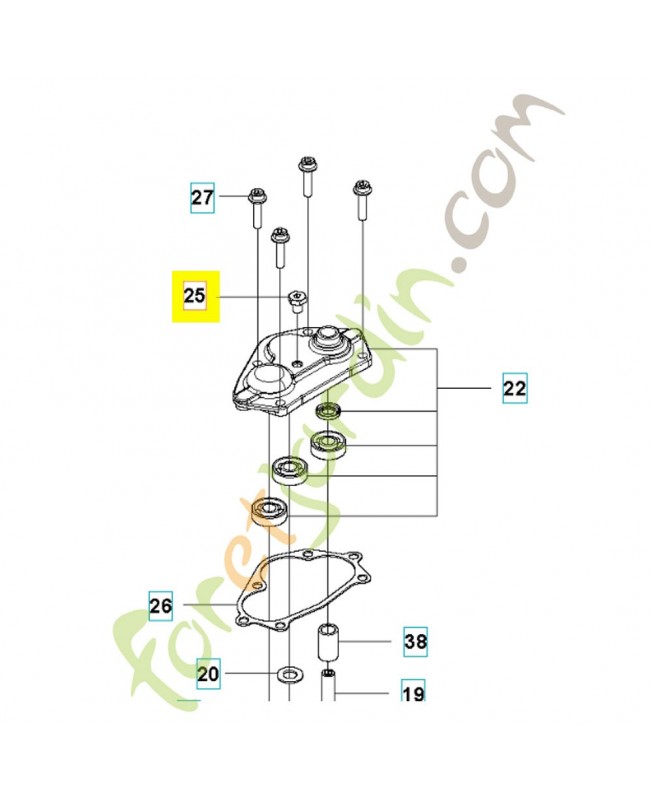 vis 591377001 . Pièce détachée Husqvarna vis 591377001 . Pièce détachée Husqvarna