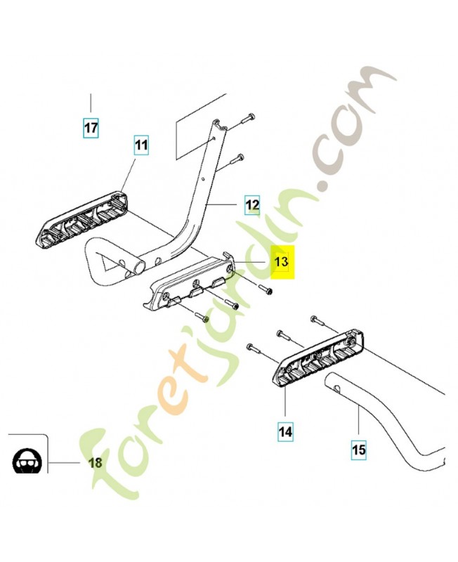 Carter 591458601. Pièce détachée Husqvarna Carter 591458601. Pièce détachée Husqvarna