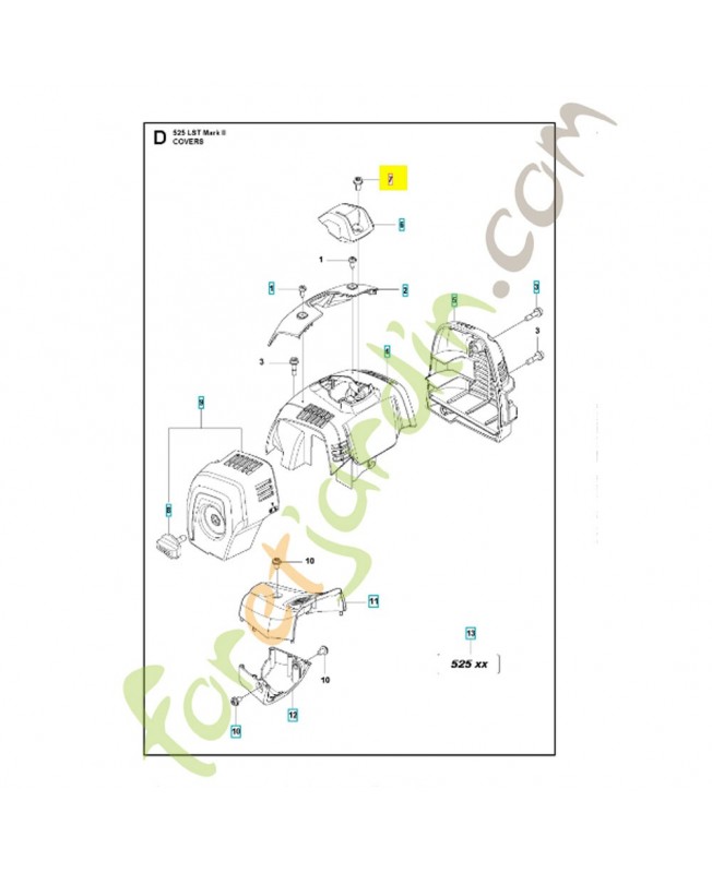 vis 593805001 Pièce détachée Husqvarna vis 593805001 Pièce détachée Husqvarna