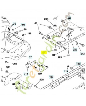 vis 595305701 Pièce détachée Husqvarna
