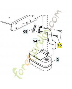 vis 596134202 - Pièce détachée Husqvarna