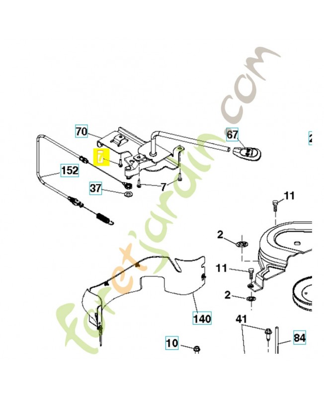 vis 596321701 Pièce détachée Husqvarna