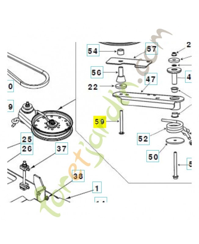 vis 596584303. Pièce détachée Husqvarna vis 596584303. Pièce détachée Husqvarna