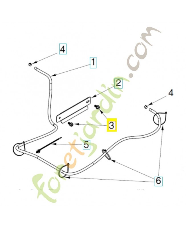 vis 596584601. Pièce détachée Husqvarna vis 596584601. Pièce détachée Husqvarna