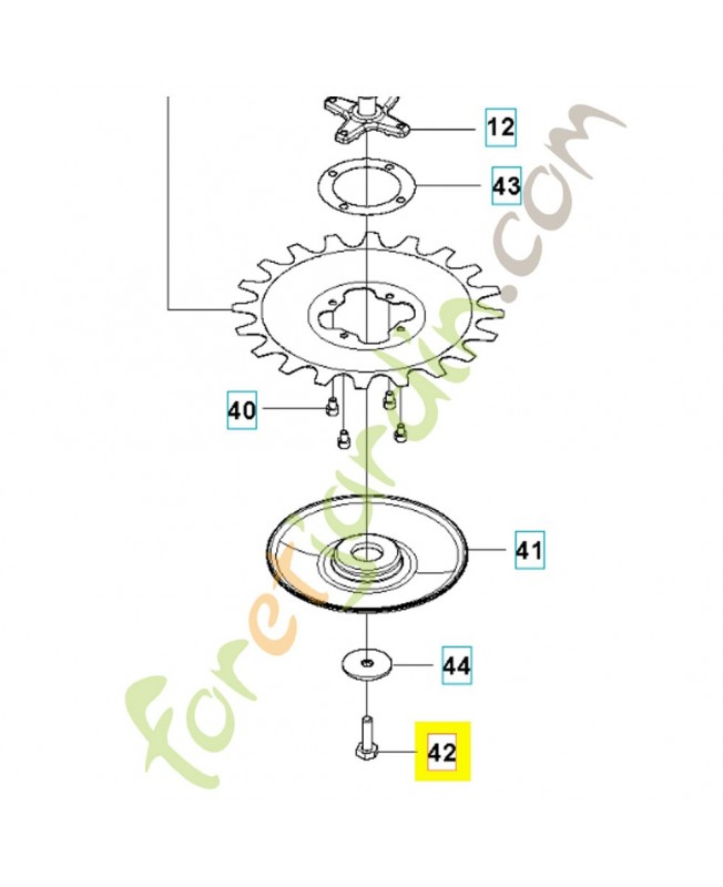 vis 598398401- Pièce détachée Husqvarna
