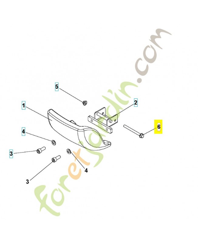 vis 598675501 - Pièce détachée Husqvarna