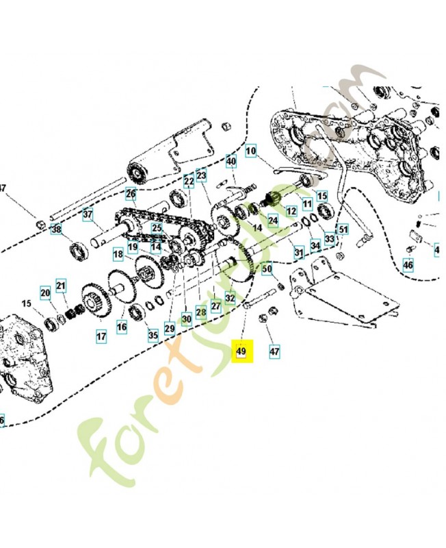 vis 598679501- Pièce détachée Husqvarna