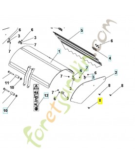 vis 598675401- Pièce détachée Husqvarna